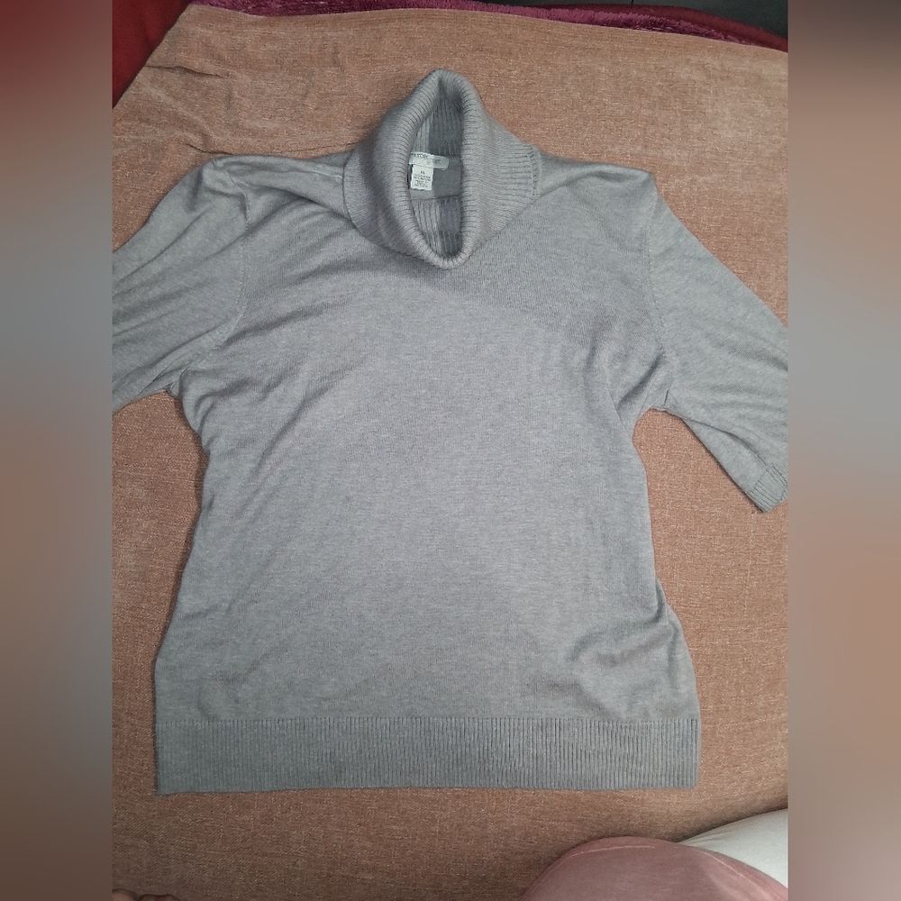 Mercer Street Studio Gray Cowl Neck Sweater